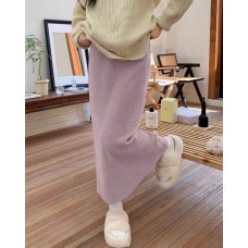 Трикотажная юбка ангора рубчик фрез