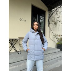 Куртка зимняя с капюшоном Плащевка 