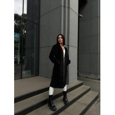 Теплый кардиганчик с альпаки черный