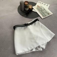 Базовая юбка – шорты (костюмка)+ПОЯС белый