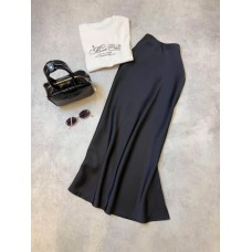 Элегантная шелковая юбка из Армани шелка черный