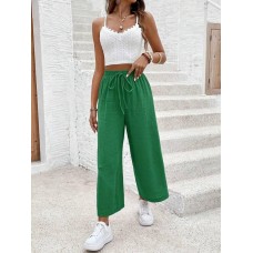 Женские брюки в стиле casual/boho зеленый