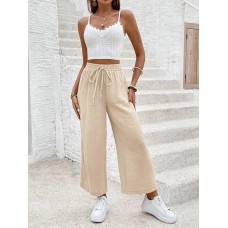 Женские брюки в стиле casual/boho бежевый