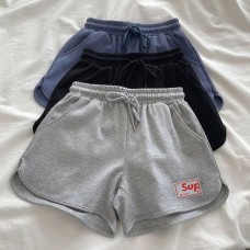 Удобные шорты из двухнитки черный