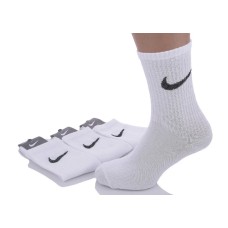 Женские носки тенниски “Nike” хлопковые 12 пар в 1 уп. БЕЛЫЙ