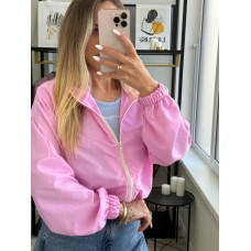 Ветровка на молнии из плащевки барби