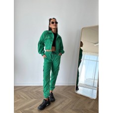 вельветовый костюм кофта+штаны розовый