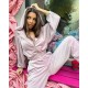 Костюм тройка удобный худи+джогеры+топ пудра