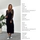 Модный Комплект платье + платье-сетка черный