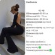 Женский комбинезон с открытой спинкой вискоза черный