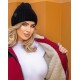 СУПЕР ТЕПЛЫЙ ЖЕНСКИЙ КОСТЮМ С МЕХОМ БОРДО