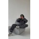Самый комфортный женский флисовый костюм графит