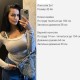 Лонгслив (футболка) 2 в1 с комбинированным и соблазнительным вырезом серый+белый