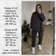 костюм (объемное худи с необработанным низом+классические джоггеры) графит