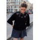 Базовая футболка с коротким рукавом та накатом черный