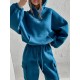 Самый  и удобный костюм Толстовка oversize + джогеры Карго морская волна