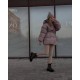 Невероятно крутая куртка теплая с капюшоном под пояс+карманами фрез