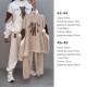 Теплый костюм трехнитка с накатом (брюки+кофта с капюшоном+карманом кенгуру) бежевый