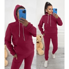 Костюм LUXE женский бордо