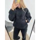 Спортивный костюм плотный двусторонний флис, черный