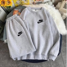костюм Худи без капюшона+штаны меланж