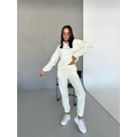 Мягкий и приятный Флисовый костюмчик молоко