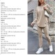 Костюм из ангоры в рубчик (лосины+кофточка с ассиметричными краями с боков) серый