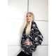Теплый батник с капюшоном+карманом кенгуру трехнитка на флисе черный