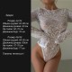 Обольстительный гипюровый боди белый