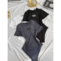 Боди с коротким рукавом (микродайвинг) графит