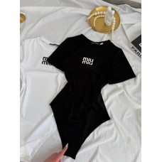 Боди с коротким рукавом (микродайвинг) черный
