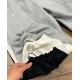 Костюм с лого резинкой на брюках+Худи на змейке с капюшоном молочный