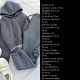 Теплый костюм (объемное худи с капюшоном+джоггеры низ на резинке) черный