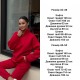 Костюм из хлопка на флисе (кофта с воротником на молнии+брюки с манжетой по низу) бургунди