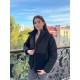 Теплая зимняя куртка Тедди на молнии с карманами черный