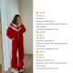 Теплый спортивный костюм (кофта на молнии с полосами+брюки с лампасами) красный