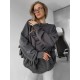 Свитшот с рюшами ONESIZE Графит