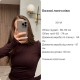 Базовый облегающий лонгслив бордо