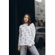 Базовый женский свитер «MIU MIU» белый