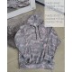 Теплый Батник-толстовка оверсайз (трехнить) зебра