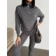 Спортивный костюм Микродайвинг (кофточки+лосины) серый
