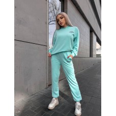 Костюм «California» кофта с капюшоном+штаны с карманами мята