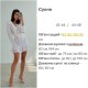 Нежное платье с воланами в цветочный принт белый