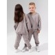 Базовый ДЕТСКИЙ Oversize костюм унисекс бежевый