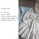 Легкое платье из муслина с расклешенной юбкой и воланом+декольте на резинке белый