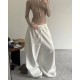 Объемные Oversize Брюки с глубокими карманами белый